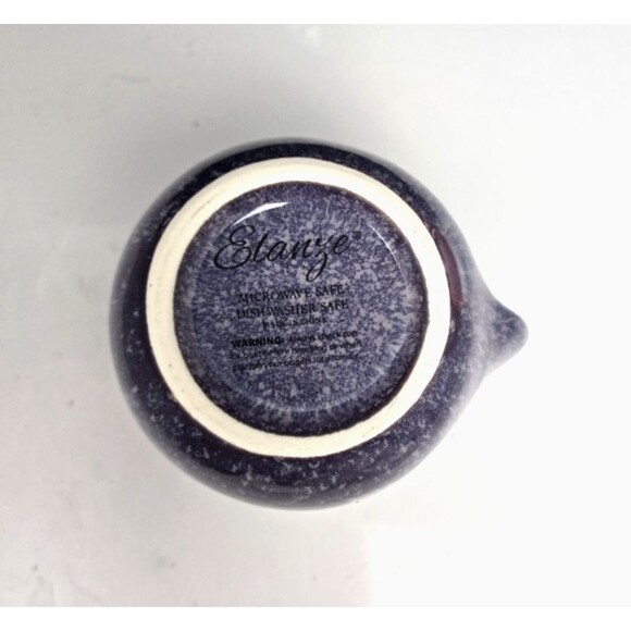 Elanze Designs Handwarmer Coffee Mug Tea Cup Midnight Purple Ceramic 14oz - Picture 10 of 10